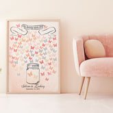 Alternative wedding guest book butterflies "Fly away with me" - Lovalù