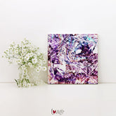 Diamond pink purple Wall Art print on canvas. - Lovalù