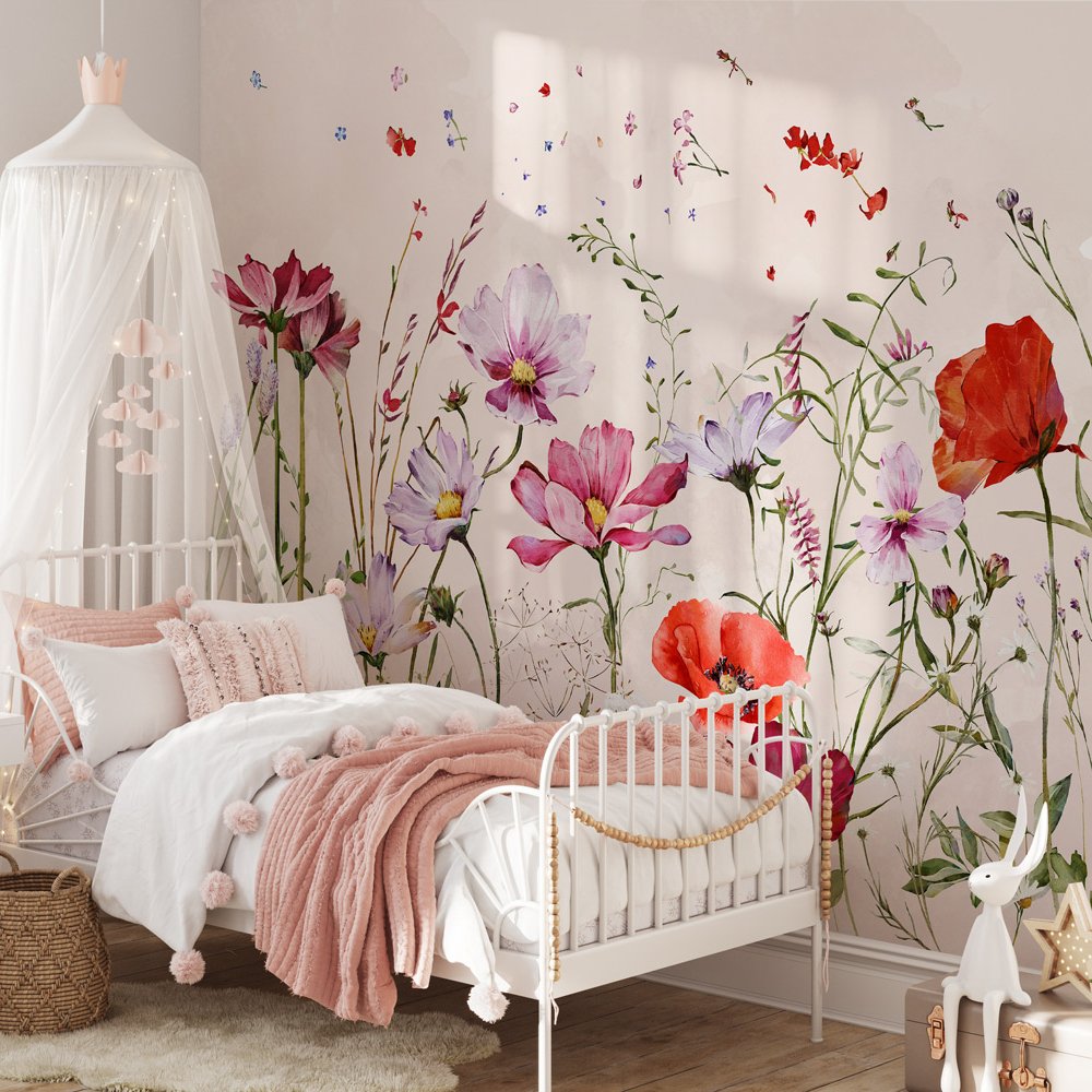 Flower field - Mural - Lovalù