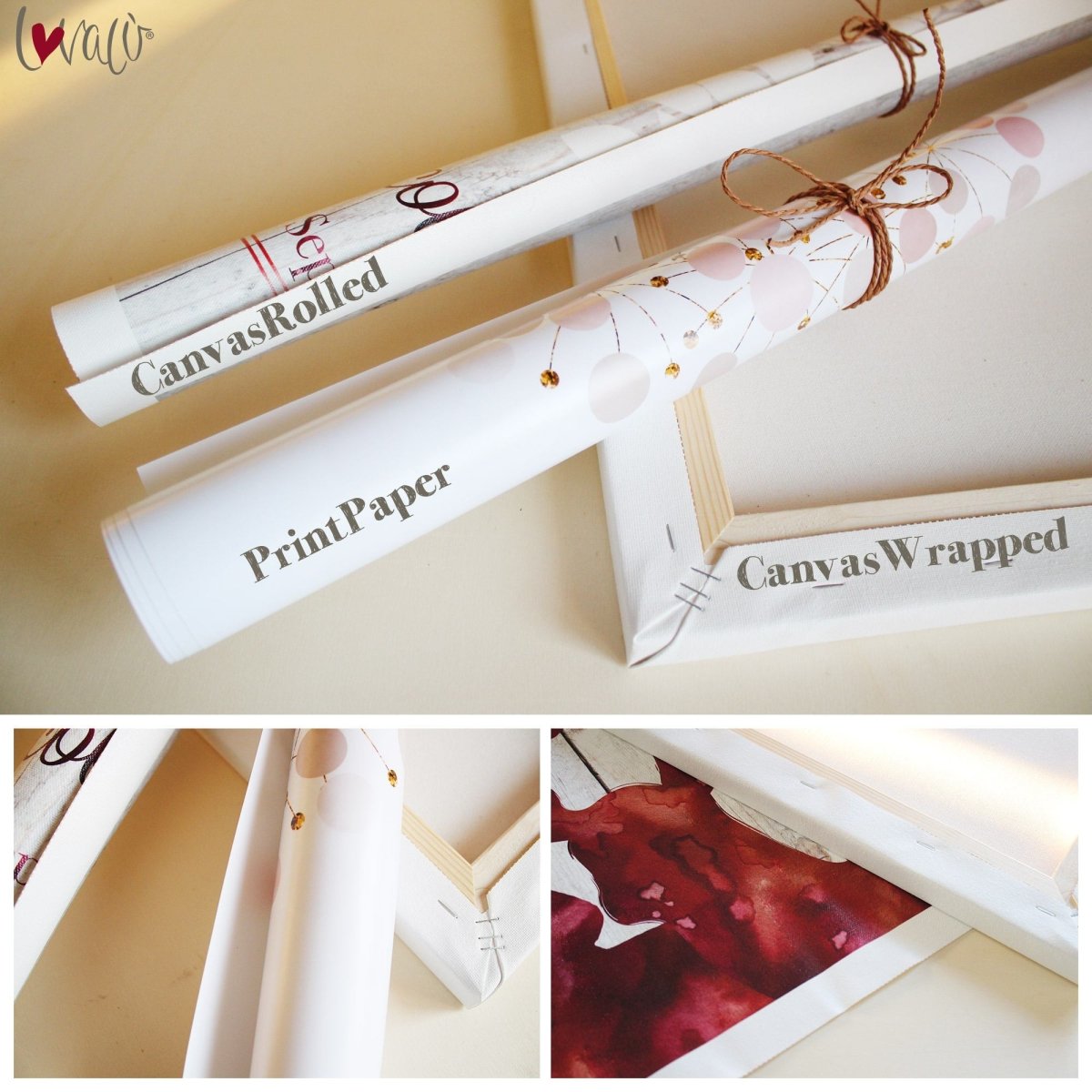 Guest book wedding alternative deer white, Rustic wedding signs, White Winter wedding theme. Guest Book Wishes tree Canvas Christmas - Lovalù