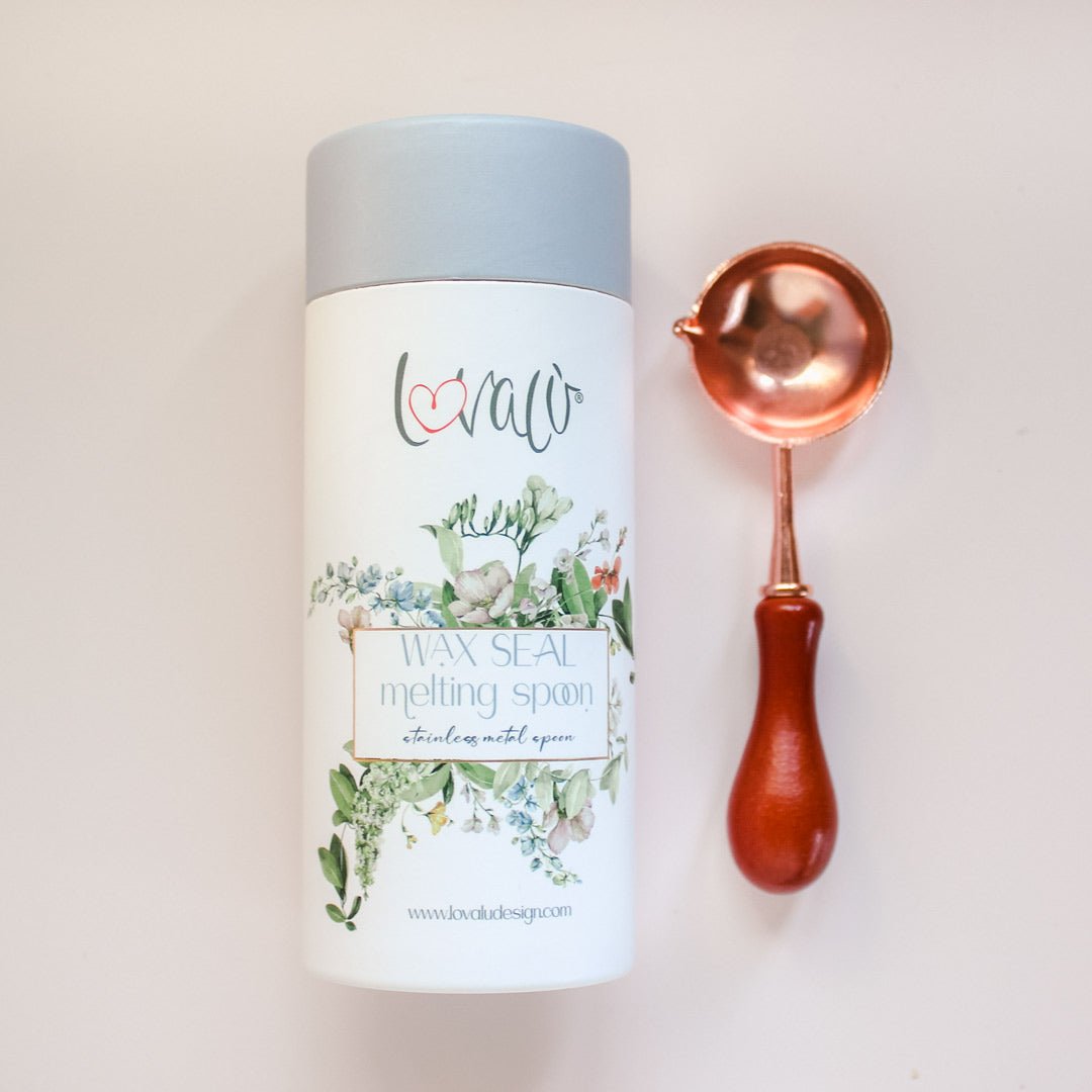 Melting spoon - wooden handle - Lovalù