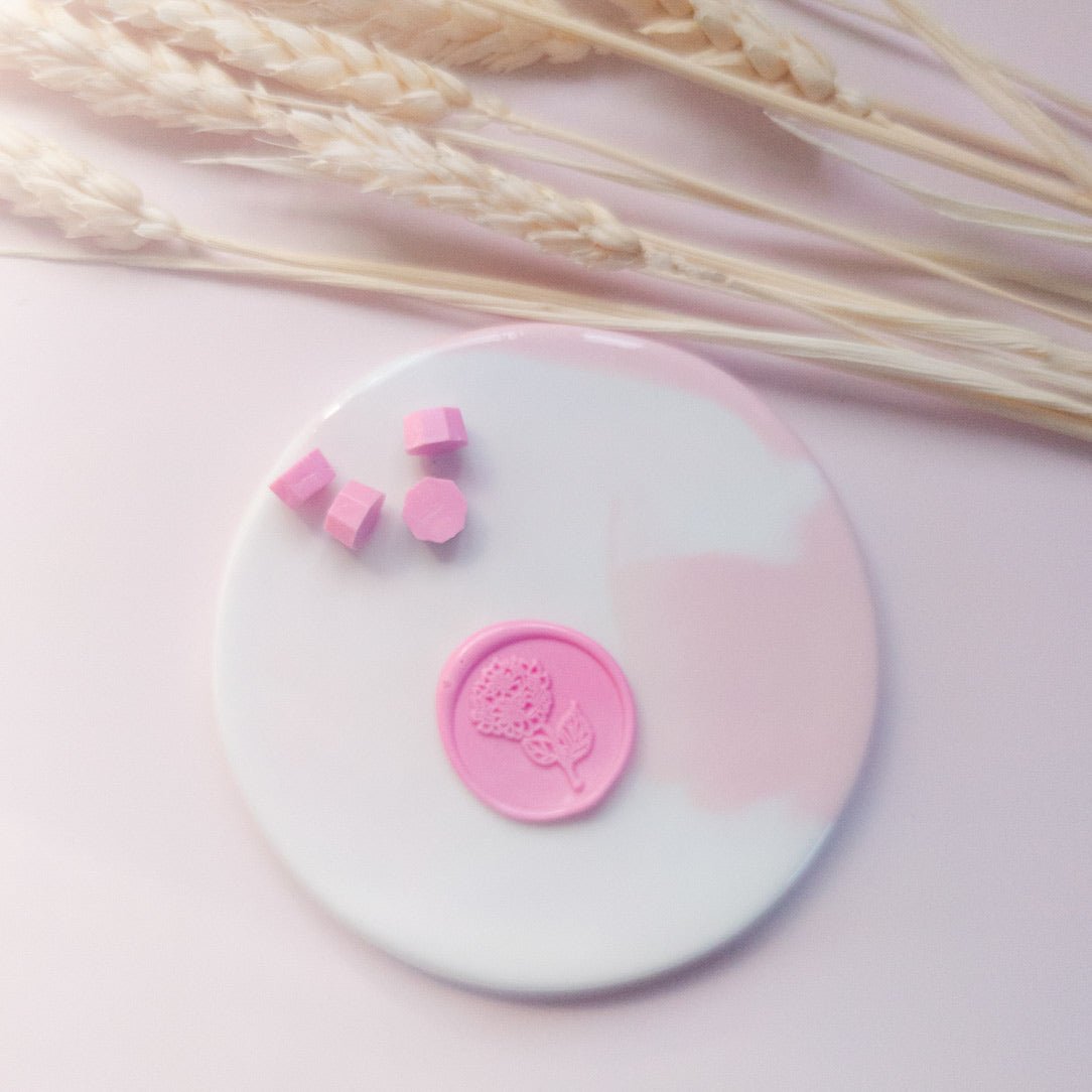 Pink or Gray ceramic Wax Stamp Pad - Lovalù