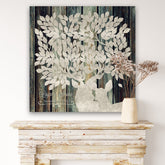 Rustic Wedding guest book Stag & Doe silver - Lovalù