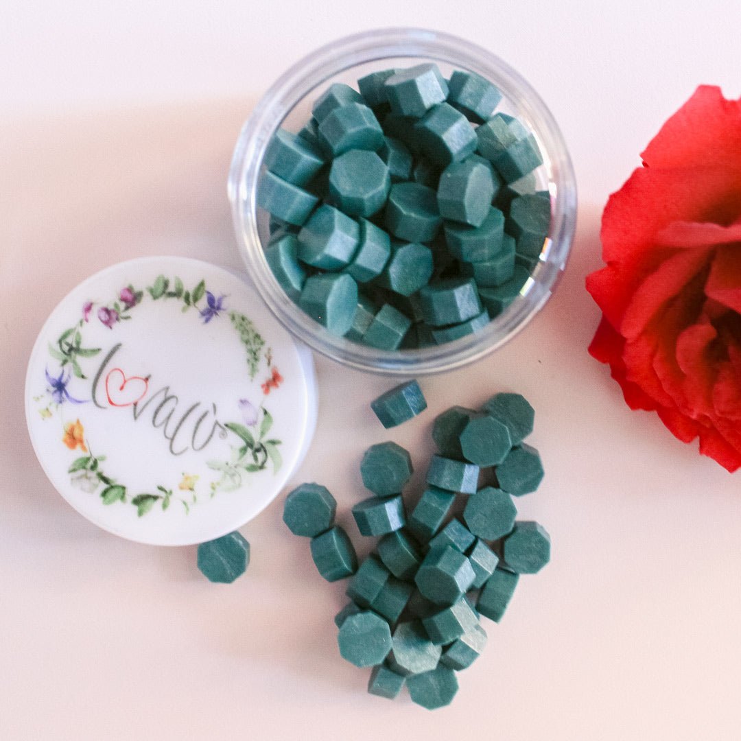 Teal - Sealing Wax Beads - Lovalù