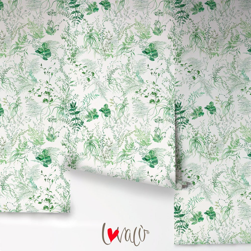 Wallpaper - Fern Botanical HERBS - Lovalù