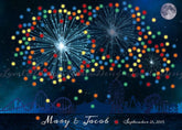 Wedding alternative guestbook fireworks. Wedding star guest book. Wedding luna park. Fireworks guest book. Star on the circus park. - Lovalù