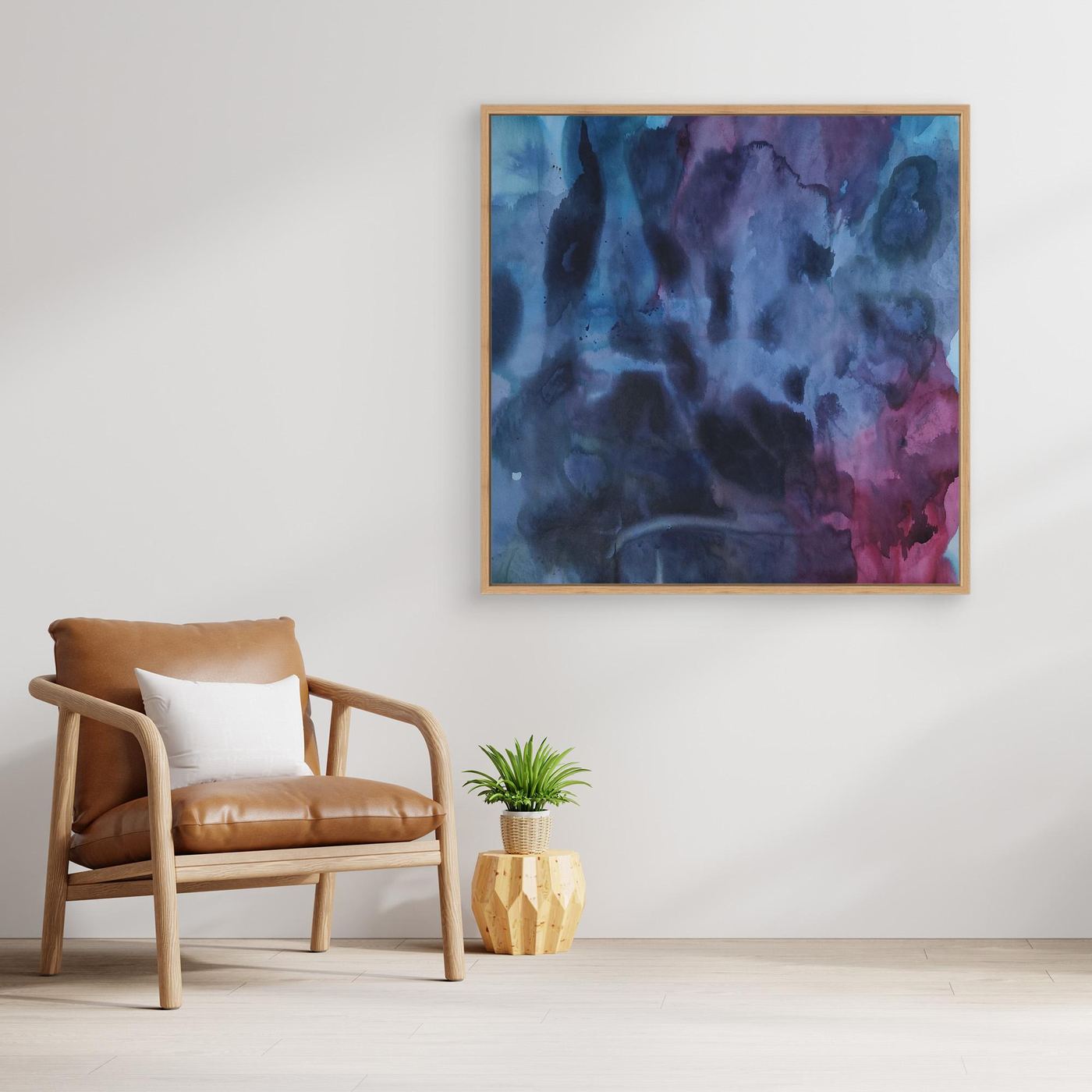 Soft Pastel Field Art, Modern Minimalist Wall Decor, Calming art print - Copy