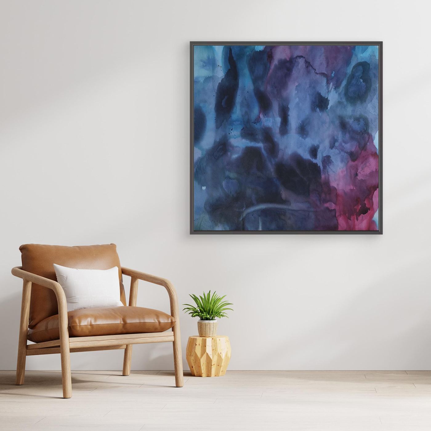 Soft Pastel Field Art, Modern Minimalist Wall Decor, Calming art print - Copy
