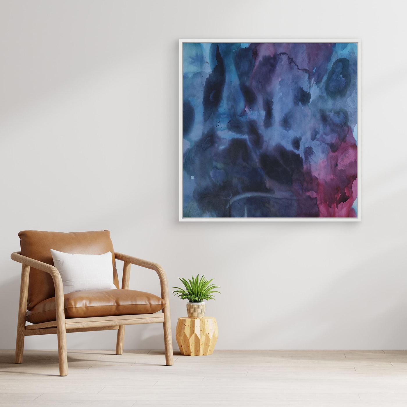 Soft Pastel Field Art, Modern Minimalist Wall Decor, Calming art print - Copy