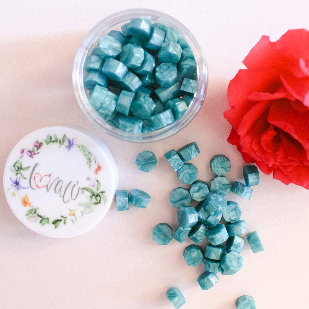 Blue Cloud - Sealing Wax Beads - Lovalù