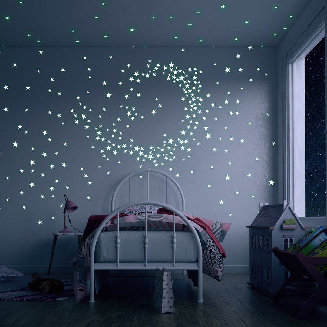 Glow Little Stars Wall Stickers - various sizes - Lovalù
