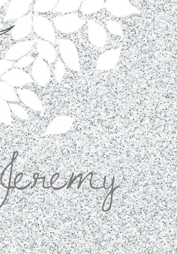 Guest book alternative tree silver glitter, Sparkle guest book, glitter guest book, Wedding Guest Book Alternative sign, guestbook - Lovalù