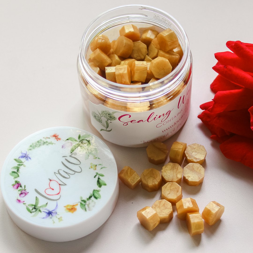 Honey - Sealing Wax Beads - Lovalù