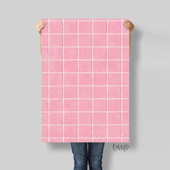 Photography Backdrop pink tiles - Lov3101 - Lovalù