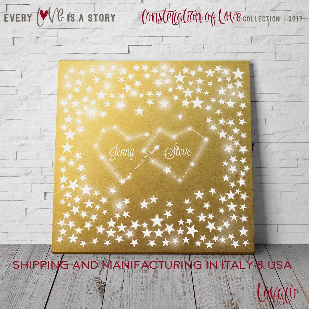Wedding Guest Book Constellation of Love Starry Guest book Chalk Wedding Guest book Stars Astronomy Guestbook Zodiac Guest book Star Wars - Lovalù
