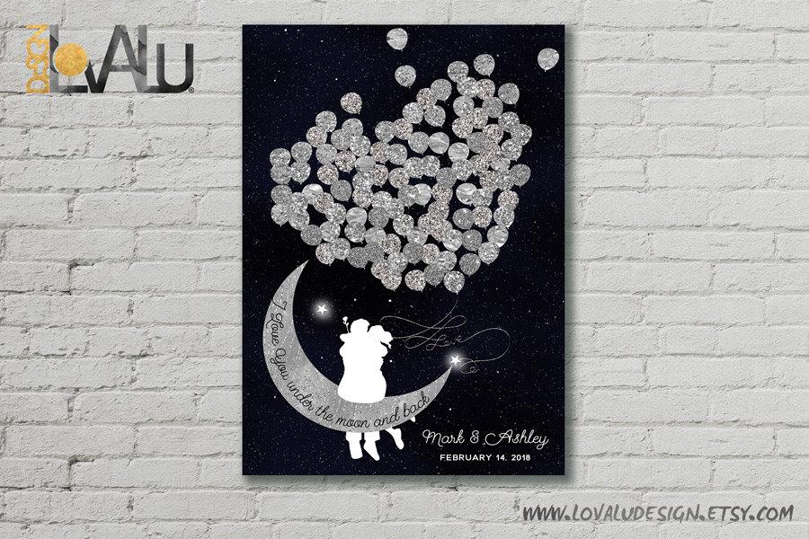 Wedding Shower Guest Book, Unique Guest Book Alternative, Wedding Guest Book, Personalized Guestbook, Modern Guestbook - Lovalù