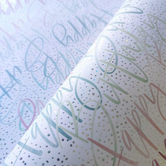 Wrapping Paper - Watercolor Happy Birthday - Lovalù