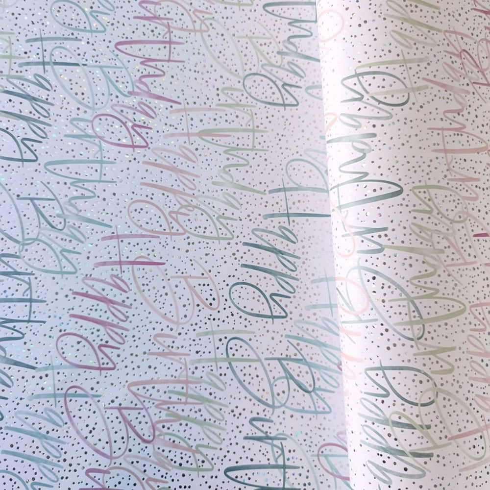 Wrapping Paper - Watercolor Happy Birthday - Lovalù